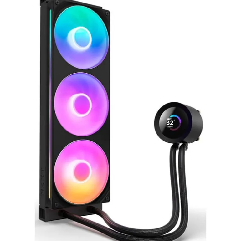 Kit Refrigeración Líquida NZXT Kraken Plus RGB 360 LCD Negro