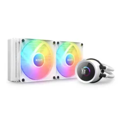 Kit Refrigeración Líquida NZXT Kraken 240 RGB LCD Display Blanco