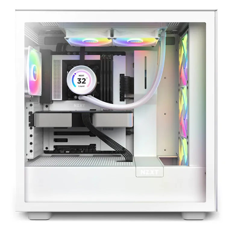 Kit Refrigeración Líquida NZXT Kraken Elite 240 RGB LCD Display Blanco