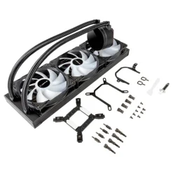 Kit Refrigeración Líquida Unykach Aquastorm 360 Display Temperatura Negro