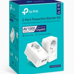 Kit TP-Link AV1000 Adaptadores 2 Puertos Gigabit Con Enchufe
