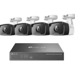 Kit TP-Link VIGI NK8P-B434I Cámaras De Videovigilancia 3MP NVR PoE+ 8 Canales