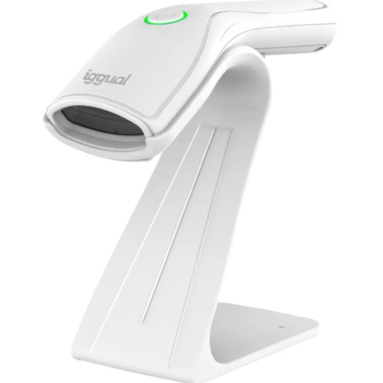 Lector Código Barras iggual L2DUSB-B-AW 2D USB Botón Blanco