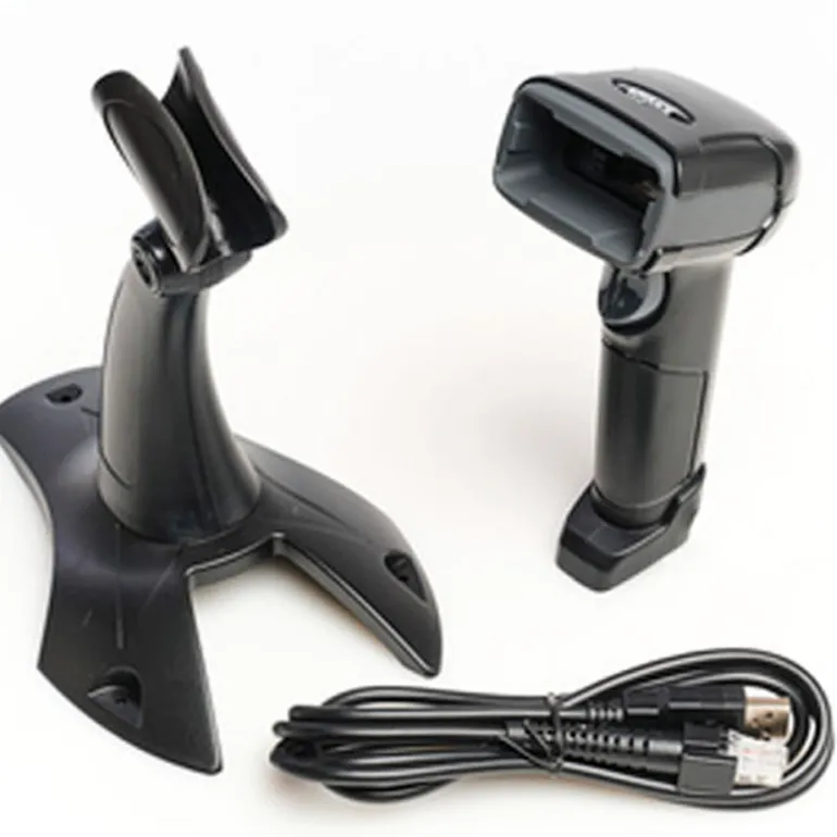 Lector Código Barras iggual 2D USB Con Soporte Negro