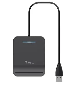 Lector de Tarjetas Trust Primo DNIe CardBus + USB 2.0 Negro