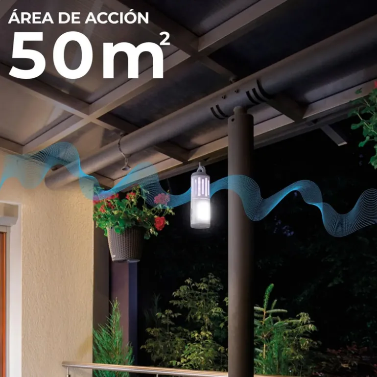 Lámpara Jata Atrapamosquitos y Linterna Mib11