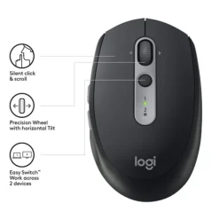 Logitech M590 Inalámbrico 1000 Dpi Grafito - Ratón