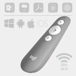 Mando a Distancia Logitech R500s Láser Para Presentaciones Bluetooth Gris