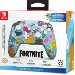 Mando   PowerA Fortnite Sticker Mania Wireless Para Nintendo Switch