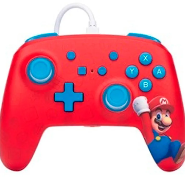 Mando PowerA Mario Woo-Hoo! Wired Para Nintendo Switch