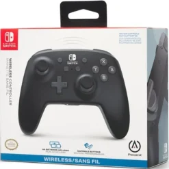 Mando   PowerA Medianoche Wireless Para Nintendo Switch
