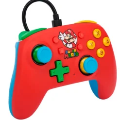 Mando   PowerA Nano Mario Medley Wired Para Nintendo Switch