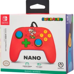 Mando   PowerA Nano Mario Medley Wired Para Nintendo Switch