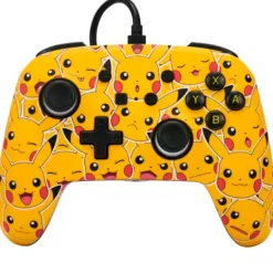 Mando   PowerA Pikachu Moods Wired Para Nintendo Switch