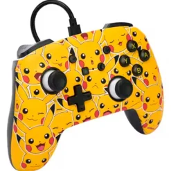 Mando   PowerA Pikachu Moods Wired Para Nintendo Switch