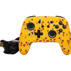Mando   PowerA Pikachu Moods Wired Para Nintendo Switch