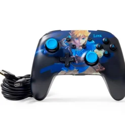 Mando   PowerA Wake Up Link Lumectra Etched Enhanced Wireless Para Nintendo Switch