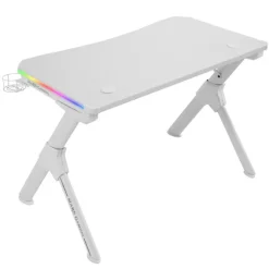 Mars Gaming MGD RGB Carbon Fiber White - Mesa Gaming