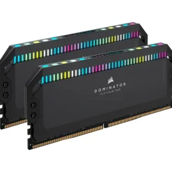 Memoria DDR5 Corsair Dominator Platinum RGB 32GB 2x16GB 6400MHz CL32 XMP Negro
