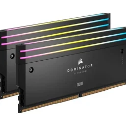 Memoria DDR5 Corsair Dominator Titanium RGB 32GB 2x16GB 6400MHz CL32 XMP Negro