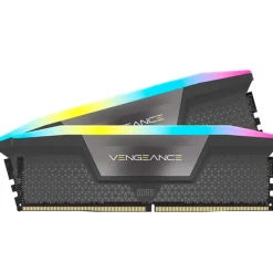Memoria DDR5 Corsair Vengeance RGB 64GB 2x32GB 6000MHz CL40 EXPO-XMP Gris Oscuro