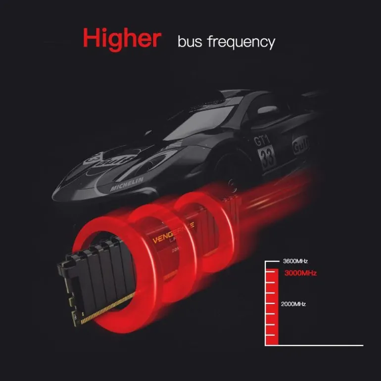 Memoria DDR4 Corsair Vengeance LPX 8GB 1x8GB 3200MHz CL16 OEM