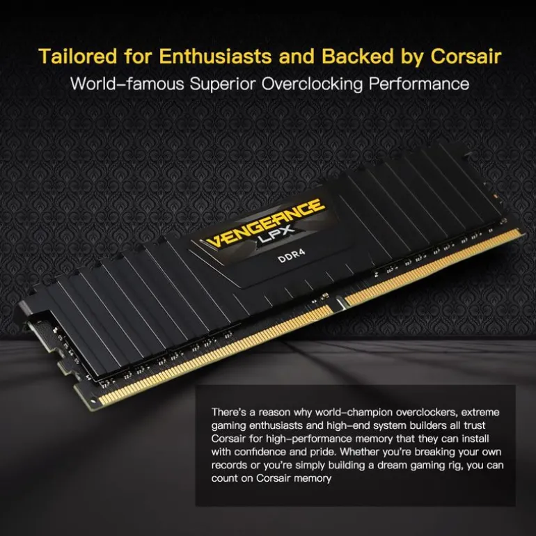 Memoria DDR4 Corsair Vengeance LPX 8GB 1x8GB 3200MHz CL16 OEM