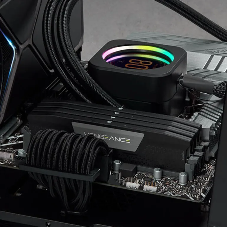 Memoria DDR5 Corsair Vengeance 192GB 4x48GB 5200MHz CL38 XMP Negro