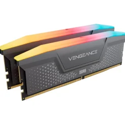 Memoria DDR5 Corsair Vengeance RGB RS 32GB 2x16GB 6000MHz CL36 EXPO-XMP Gris