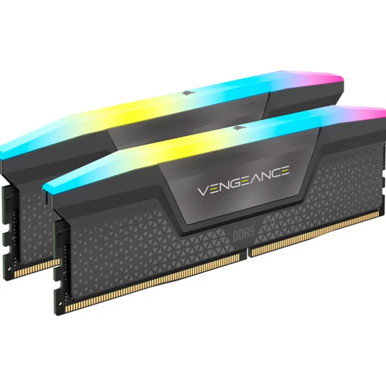 Memoria DDR5 Corsair Vengeance RGB 32GB 2x16GB 6000MHz CL36 EXPO-XMP Gris