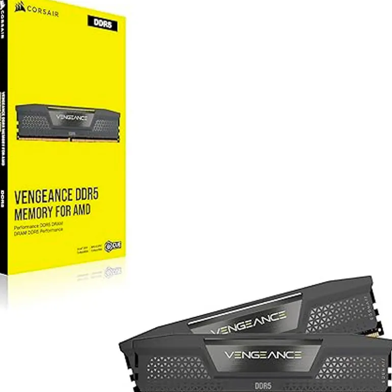 Memoria DDR5 Corsair Vengeance 64GB 2x32GB 6000MHz CL38 AMD EXPO Gris