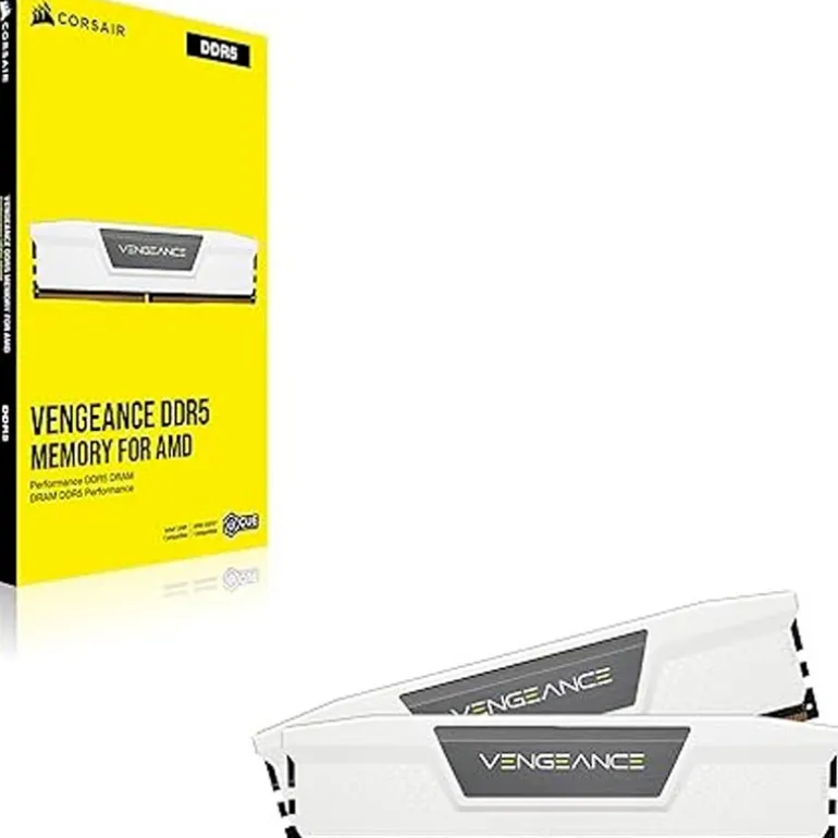Memoria DDR5 Corsair Vengeance 32GB 2x16GB 6400MHz CL36 EXPO-XMP Blanca