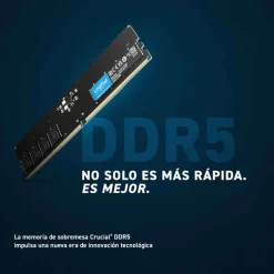 Memoria DDR5 Crucial 32GB 1x32GB 4800MHz CL40