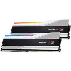 Memoria DDR5 G.Skill Trident Z5 RGB 32GB 2x16GB 6400MHz CL32 Plata