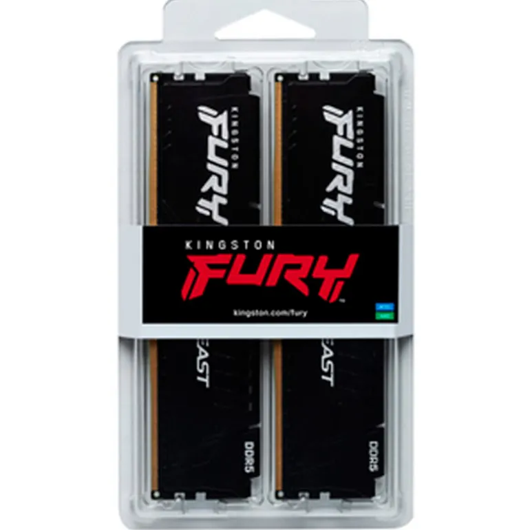 Memoria DDR5 Kingston Fury Beast 32GB 2x16GB 6400MHz CL32 EXPO-XMP