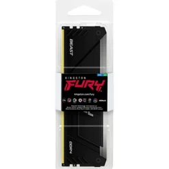 Memoria DDR4 Kingston Fury Beast RGB 16GB 1x16GB 3200MHz CL16 XMP Negro