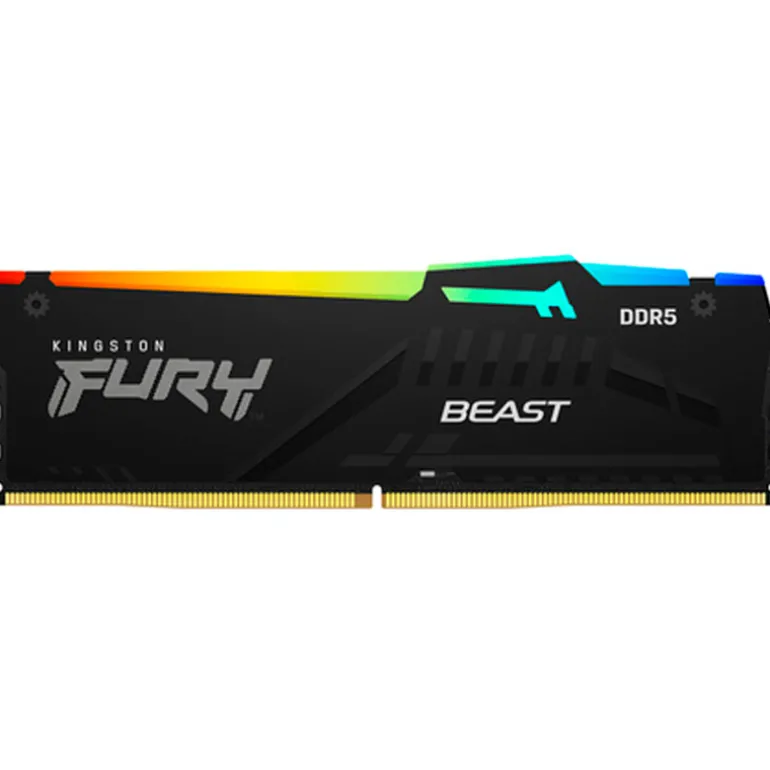 Memoria DDR5 Kingston Fury Beast RGB 64GB 2x32GB 6400MHz CL32 EXPO-XMP