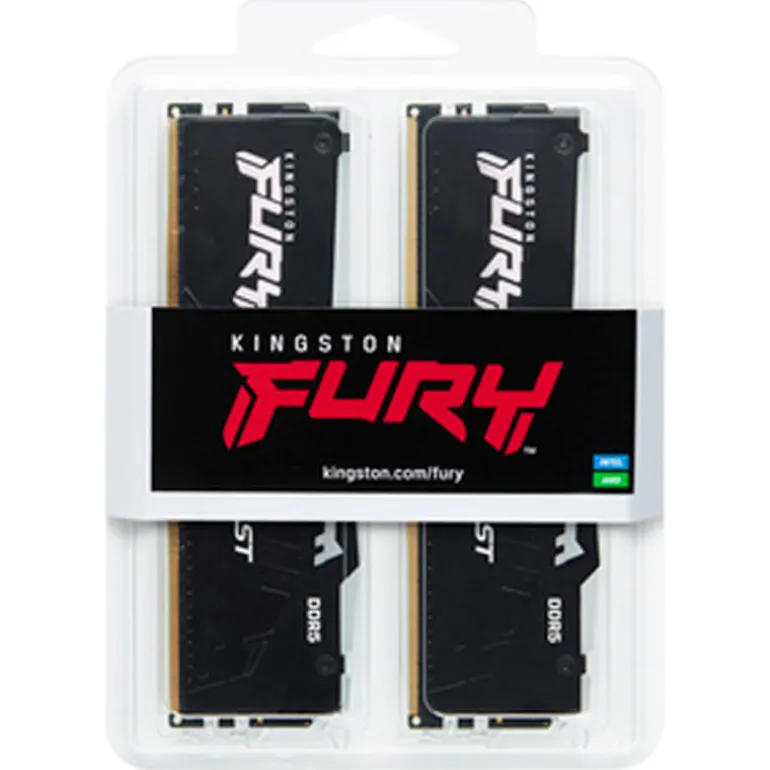 Memoria DDR5 Kingston Fury Beast RGB 128GB 2x64GB 5600MHz CL40 EXPO-XMP Negro