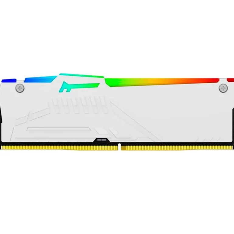 Memoria DDR5 Kingston Fury Beast RGB 16GB 1x16GB 6000MHz CL30 EXPO-XMP Blanco