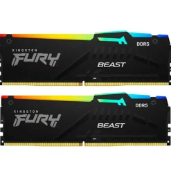 Memoria DDR5 Kingston Fury Beast RGB 16GB 2x8GB 5600MHz CL40 XMP