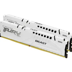 Memoria DDR5 Kingston Fury Beast 32GB 2x16GB 6000MHz CL30 EXPO-XMP Blanco
