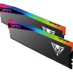 Memoria DDR5 Patriot Viper Elite 5 Ultra RGB 32GB 2x16GB 6400MHz CL32 EXPO-XMP Negro