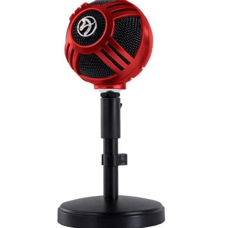 Micrófono Arozzi Sfera Streaming Rojo