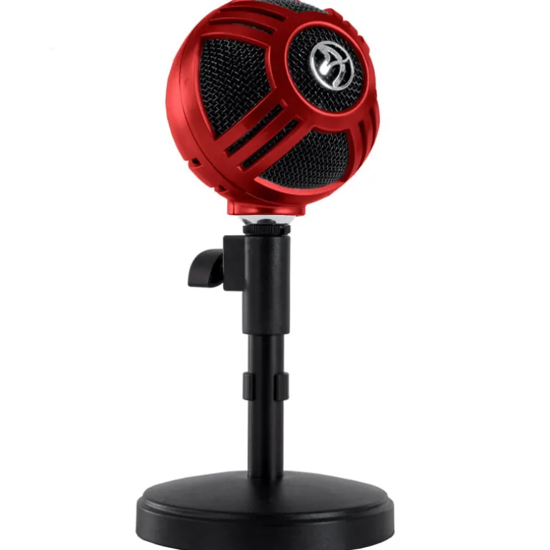 Micrófono Arozzi Sfera Streaming Rojo
