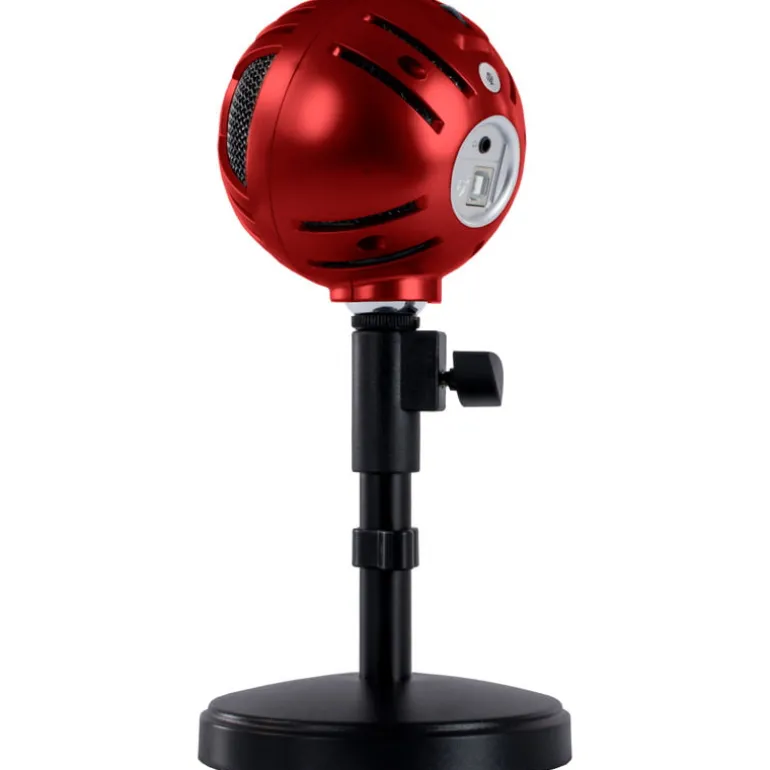 Micrófono Arozzi Sfera Streaming Rojo