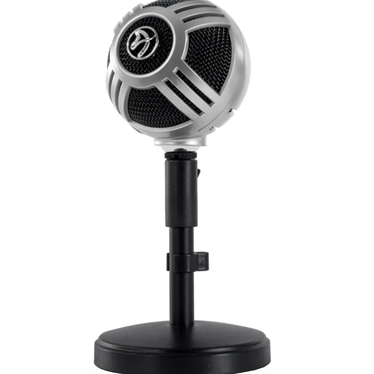 Micrófono Arozzi Sfera Streaming Cromado