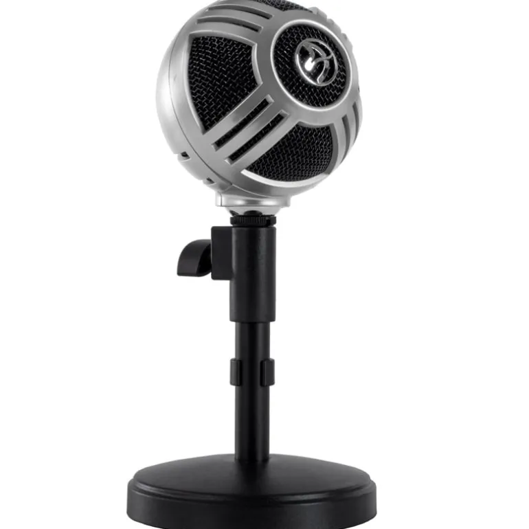 Micrófono Arozzi Sfera Streaming Cromado