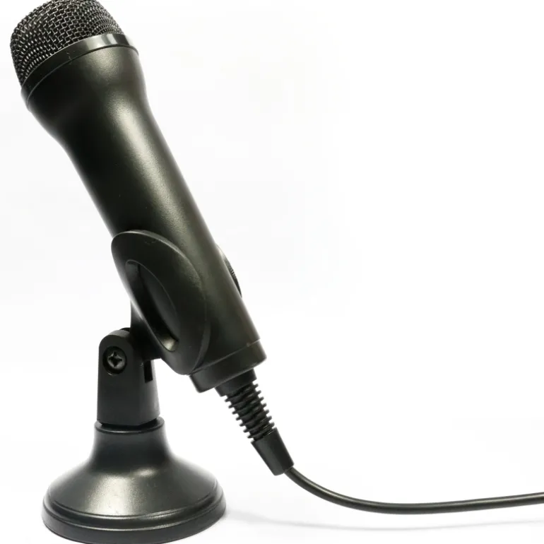 Micrófono iggual Micrófono USB Con Soporte Para PC y Consola