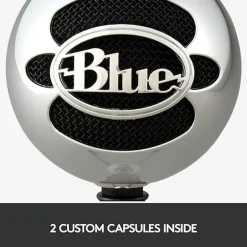 Micrófono Logitech Blue SnowBall USB Aluminio