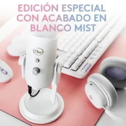 Micrófono Logitech Blue Yeti USB Blanco Mist